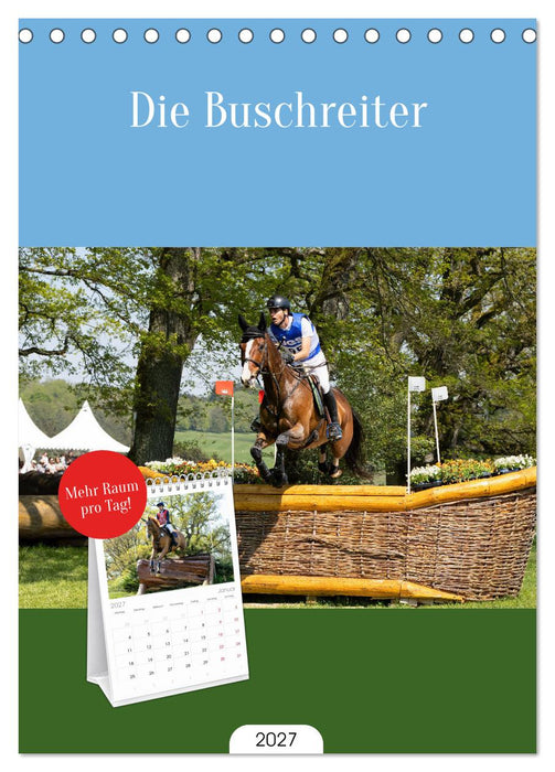 Die Buschreiter (CALVENDO Tischplaner A5H 2027)