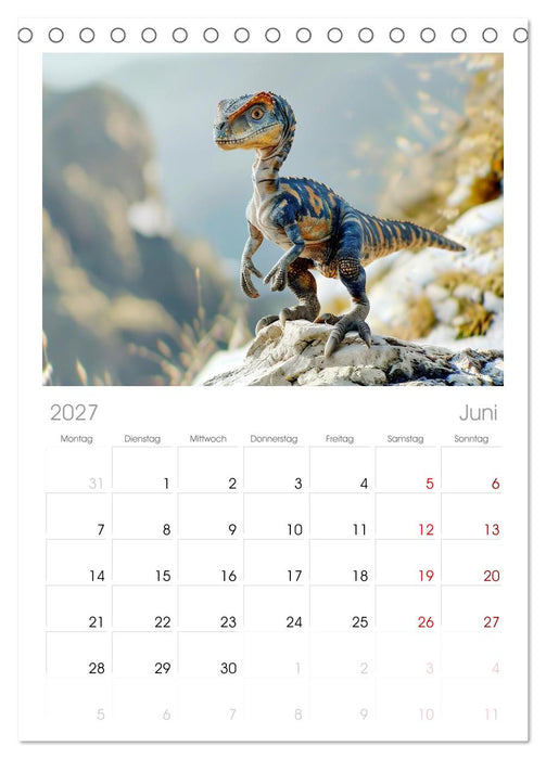 Dino-Babys (CALVENDO Tischplaner A5H 2027)