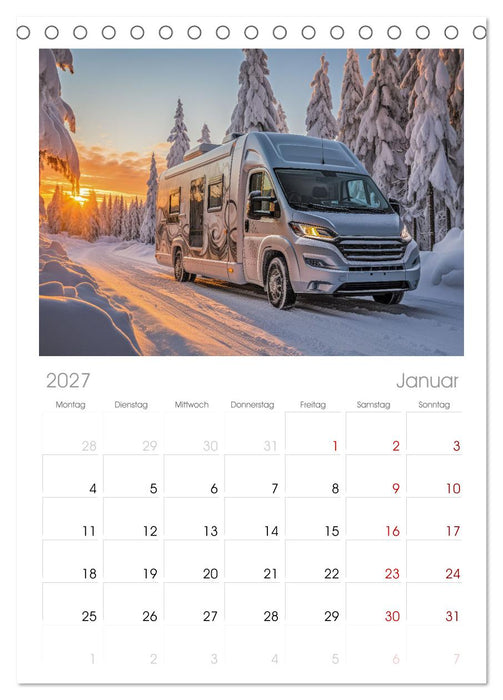 Abenteuer Camping (CALVENDO Tischplaner A5H 2027)