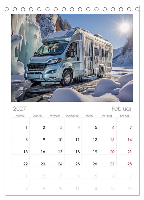 Abenteuer Camping (CALVENDO Tischplaner A5H 2027)