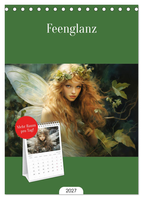 Feenglanz (CALVENDO Tischplaner A5H 2027)