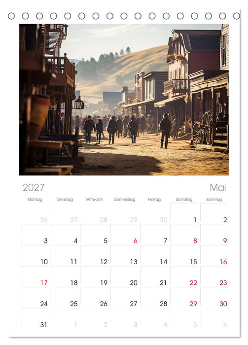 Western Life (CALVENDO Tischplaner A5H 2027)