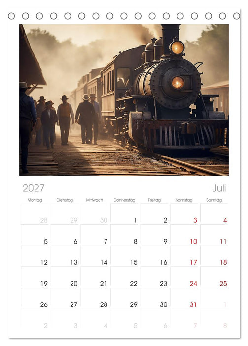 Western Life (CALVENDO Tischplaner A5H 2027)