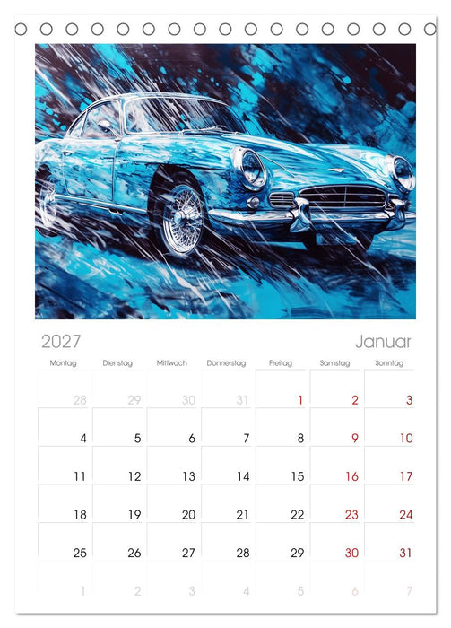 Neon Speed (CALVENDO Tischplaner A5H 2027)