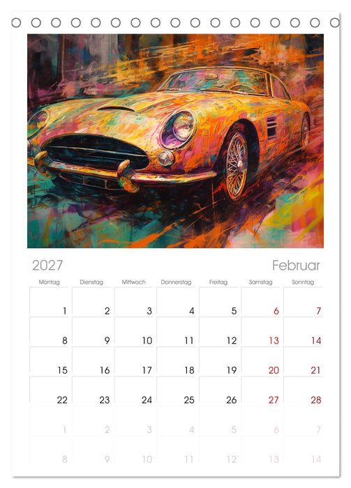 Neon Speed (CALVENDO Tischplaner A5H 2027)