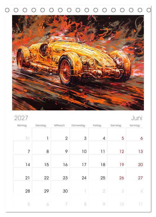 Neon Speed (CALVENDO Tischplaner A5H 2027)