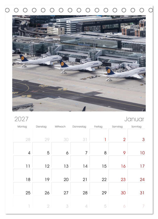 Boeing 747 Kalender (CALVENDO Tischplaner A5H 2027)
