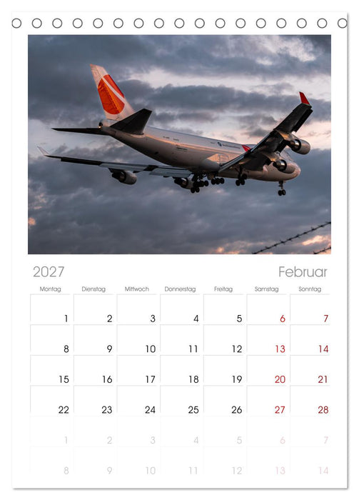 Boeing 747 Kalender (CALVENDO Tischplaner A5H 2027)