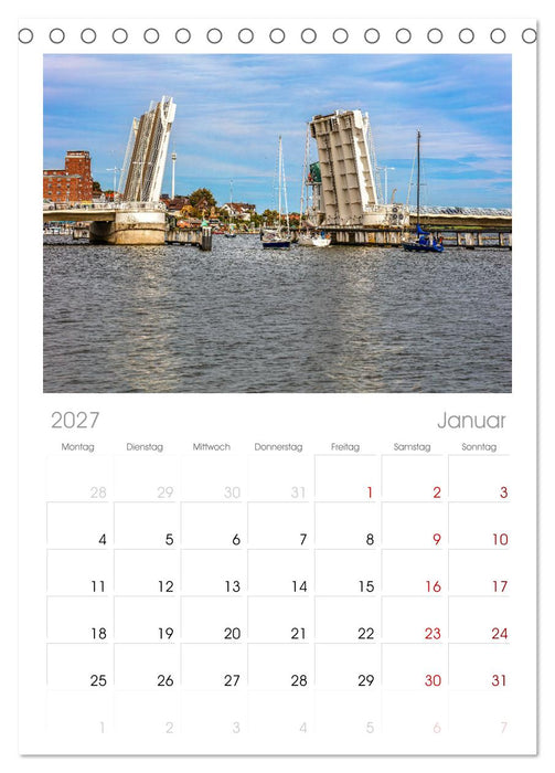 Faszination Schlei (CALVENDO Tischplaner A5H 2027)