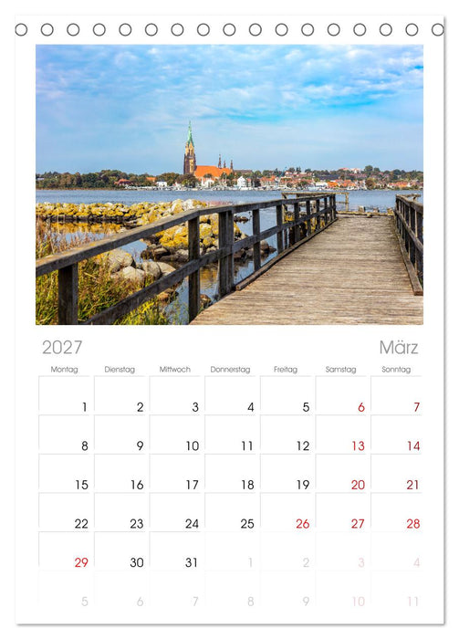 Faszination Schlei (CALVENDO Tischplaner A5H 2027)