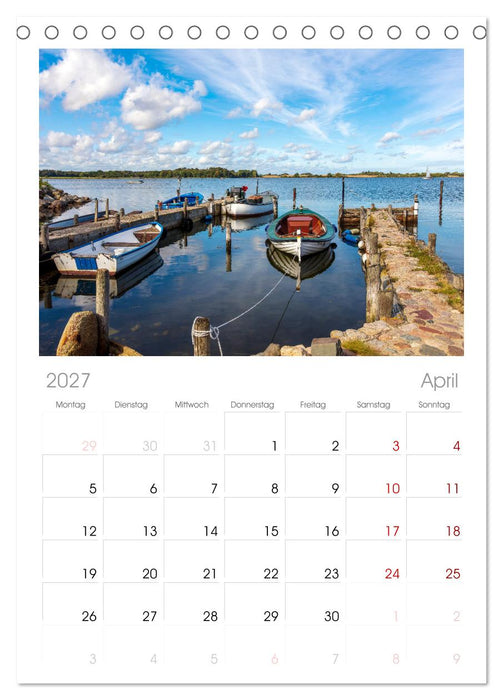 Faszination Schlei (CALVENDO Tischplaner A5H 2027)
