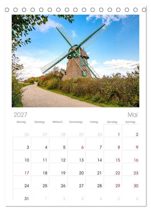 Faszination Schlei (CALVENDO Tischplaner A5H 2027)