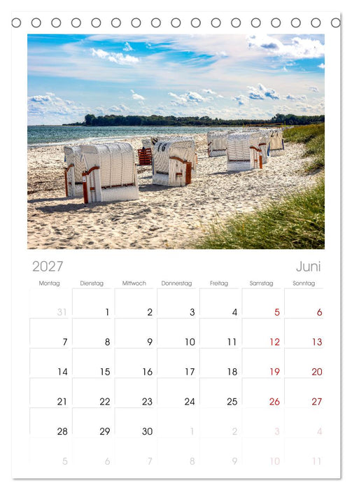 Faszination Schlei (CALVENDO Tischplaner A5H 2027)
