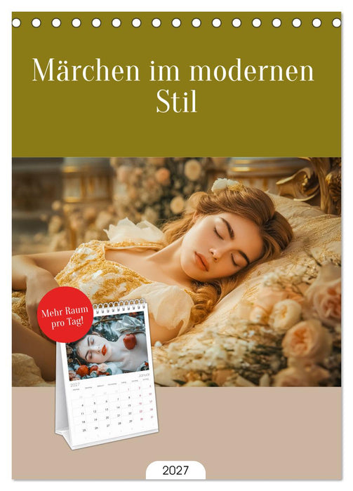 Märchen im modernen Stil (CALVENDO Tischplaner A5H 2027)