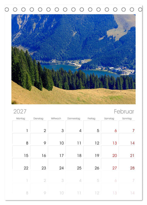 Mangfallgebirge (CALVENDO Tischplaner A5H 2027)