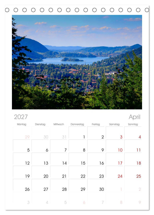 Mangfallgebirge (CALVENDO Tischplaner A5H 2027)