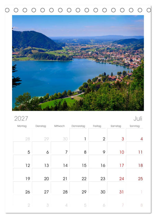 Mangfallgebirge (CALVENDO Tischplaner A5H 2027)
