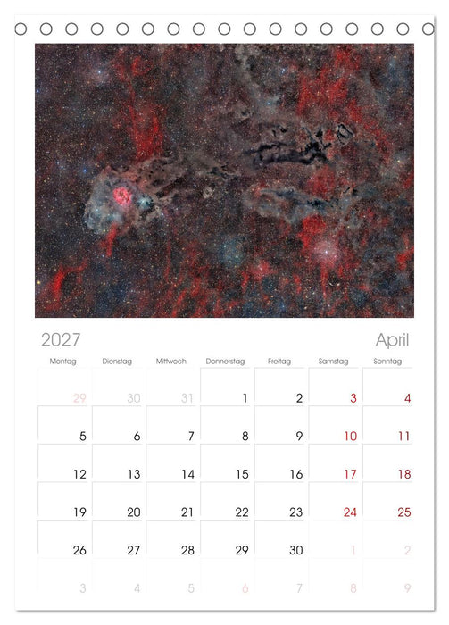 Deepsky XVII (CALVENDO Tischplaner A5H 2027)