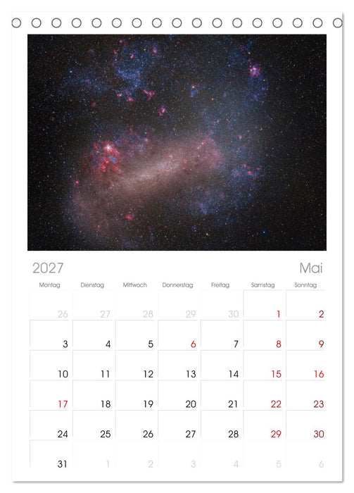 Deepsky XVII (CALVENDO Tischplaner A5H 2027)