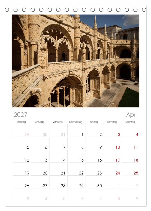 Faszination Kloster (CALVENDO Tischplaner A5H 2027)