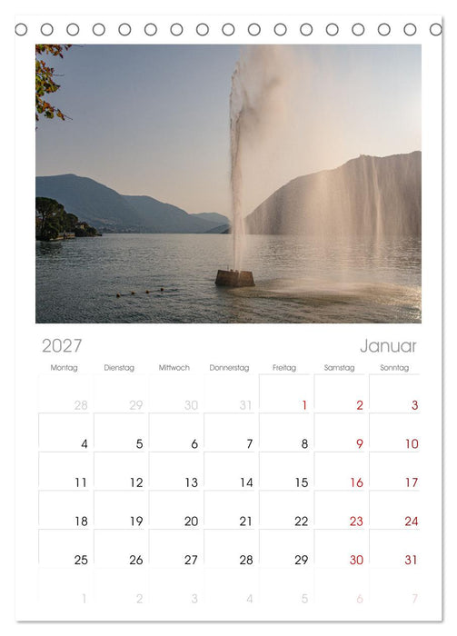 Romantischer Lago d'Iseo (CALVENDO Tischplaner A5H 2027)