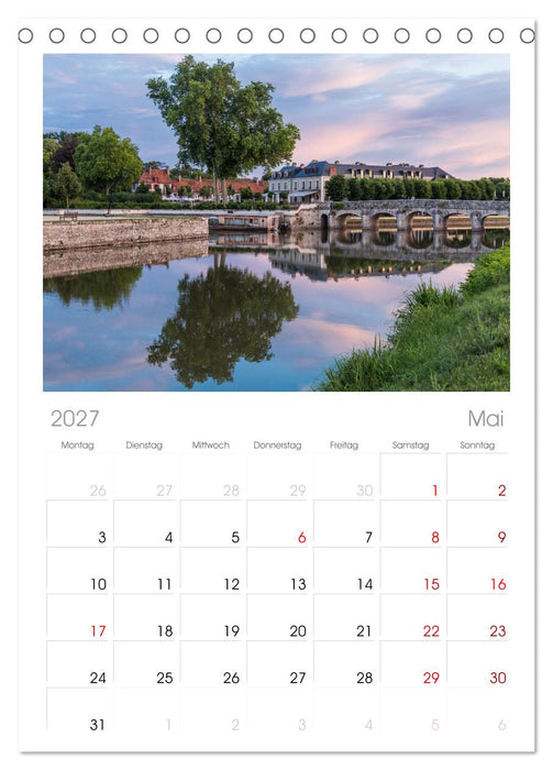 Blickpunkte der Loire (CALVENDO Tischplaner A5H 2027)