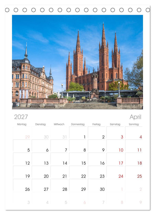 Deutschlands Kirchen (CALVENDO Tischplaner A5H 2027)