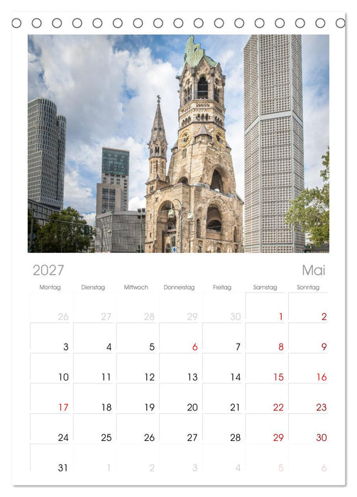 Deutschlands Kirchen (CALVENDO Tischplaner A5H 2027)