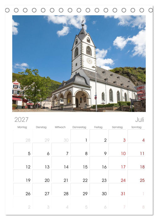 Deutschlands Kirchen (CALVENDO Tischplaner A5H 2027)