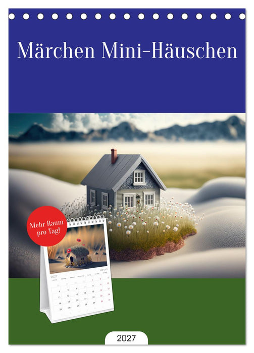 Märchen Mini-Häuschen (CALVENDO Tischplaner A5H 2027)