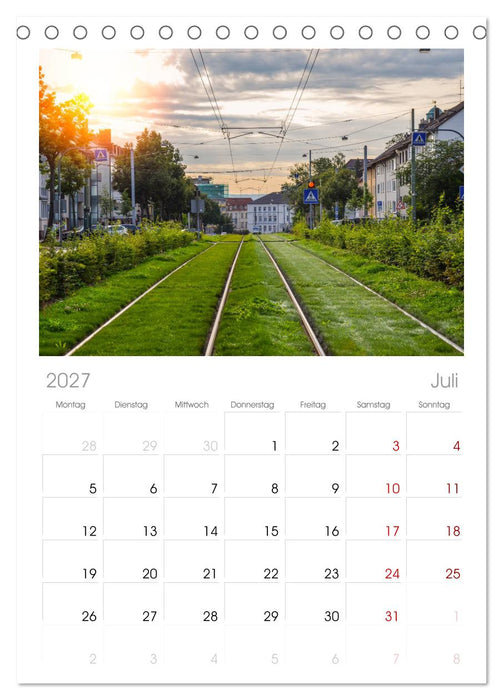 Kassel - Morgenlicht (CALVENDO Tischplaner A5H 2027)
