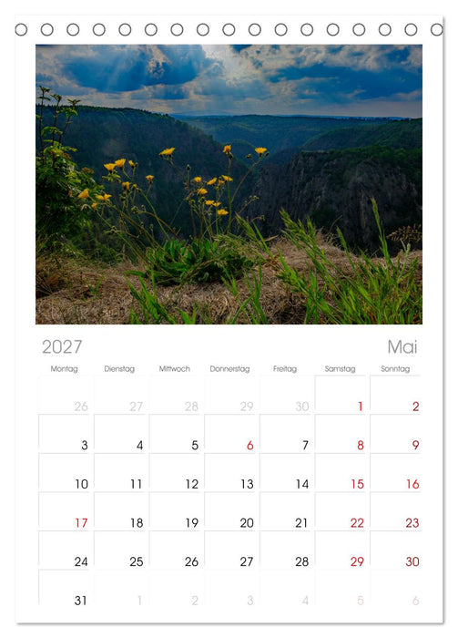 Harzer Impressionen (CALVENDO Tischplaner A5H 2027)