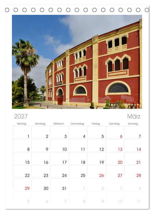 Extremadura Spanien (CALVENDO Tischplaner A5H 2027)