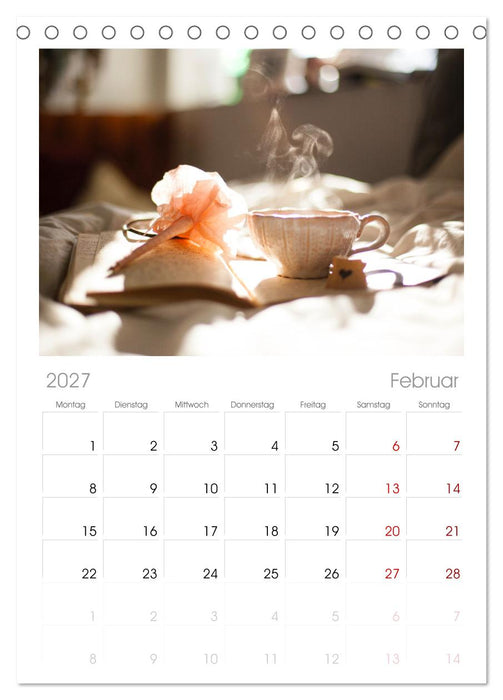 It's Tea Time (CALVENDO Tischplaner A5H 2027)