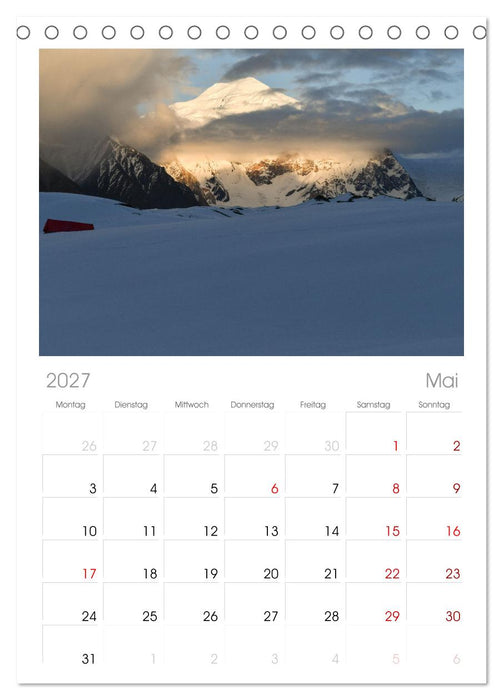 Berge des Karakorum (CALVENDO Tischplaner A5H 2027)