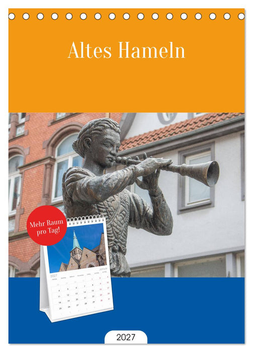Altes Hameln (CALVENDO Tischplaner A5H 2027)