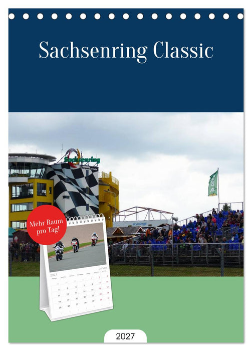 Sachsenring Classic (CALVENDO Tischplaner A5H 2027)
