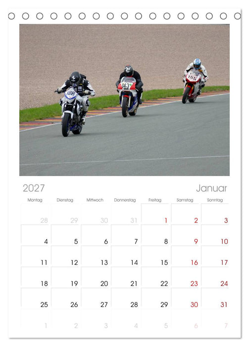 Sachsenring Classic (CALVENDO Tischplaner A5H 2027)