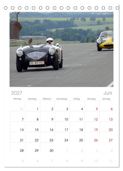 Sachsenring Classic (CALVENDO Tischplaner A5H 2027)