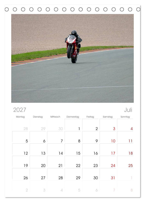 Sachsenring Classic (CALVENDO Tischplaner A5H 2027)