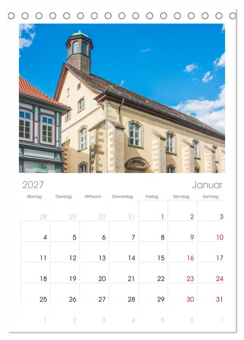 Historisches Hameln (CALVENDO Tischplaner A5H 2027)