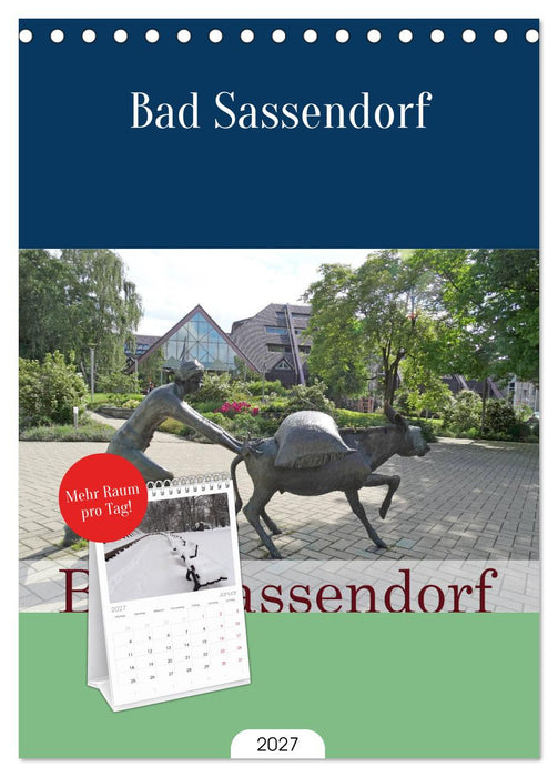Bad Sassendorf (CALVENDO Tischplaner A5H 2027)