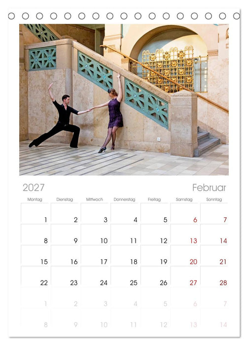 Tango eine Liebeserklärung (CALVENDO Tischplaner A5H 2027)