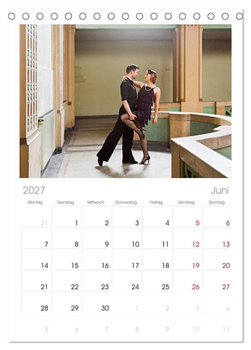 Tango eine Liebeserklärung (CALVENDO Tischplaner A5H 2027)