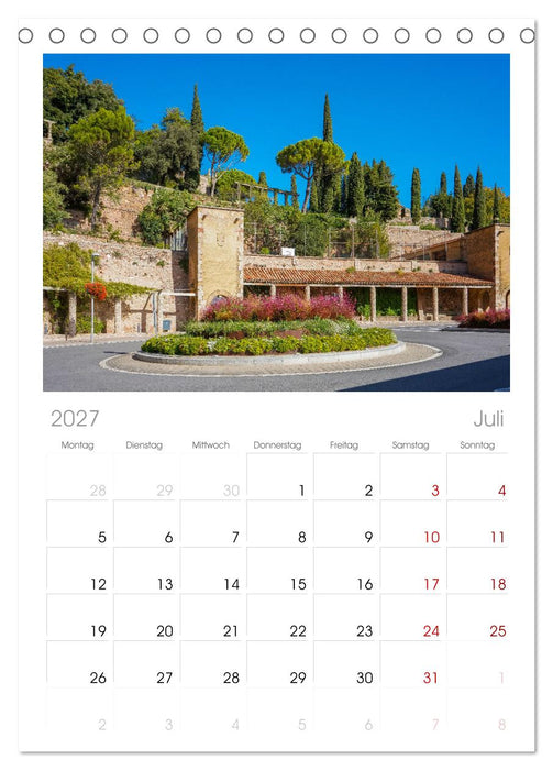 Montserrat Wanderung (CALVENDO Tischplaner A5H 2027)