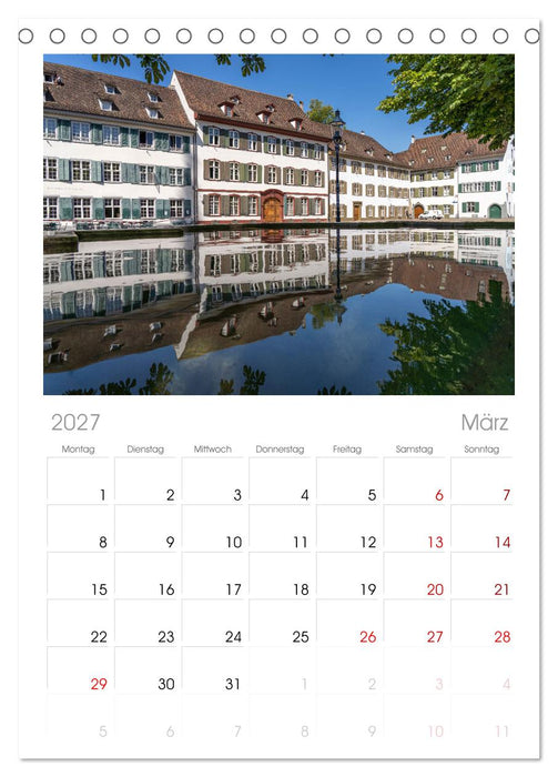 Schweiz - Basel (CALVENDO Tischplaner A5H 2027)