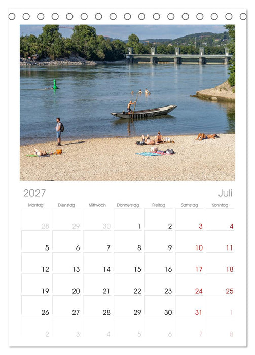 Schweiz - Basel (CALVENDO Tischplaner A5H 2027)