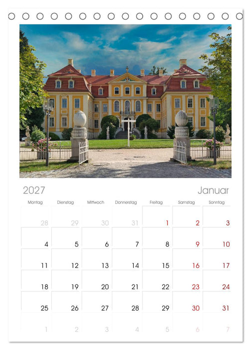 Perlen der Oberlausitz (CALVENDO Tischplaner A5H 2027)