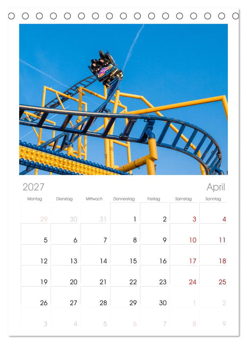 Kirmes Glück (CALVENDO Tischplaner A5H 2027)