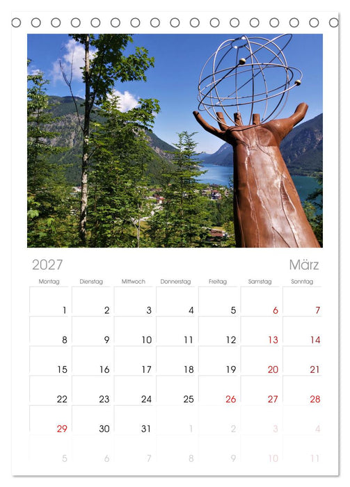 ACHENSEE Impressionen (CALVENDO Tischplaner A5H 2027)